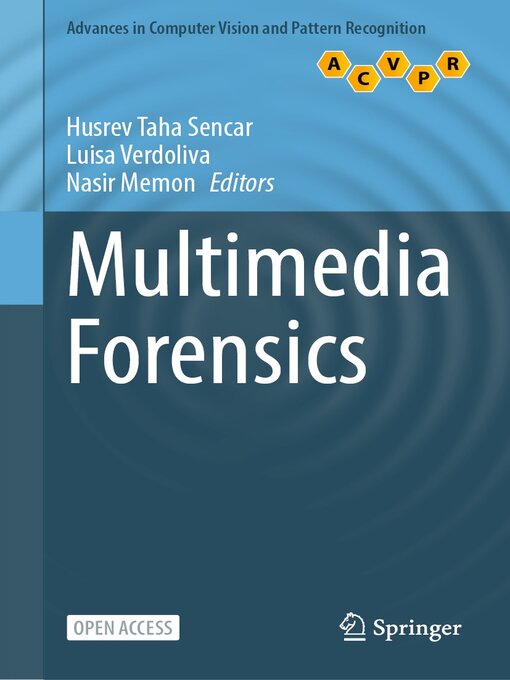 Title details for Multimedia Forensics by Husrev Taha Sencar - Available